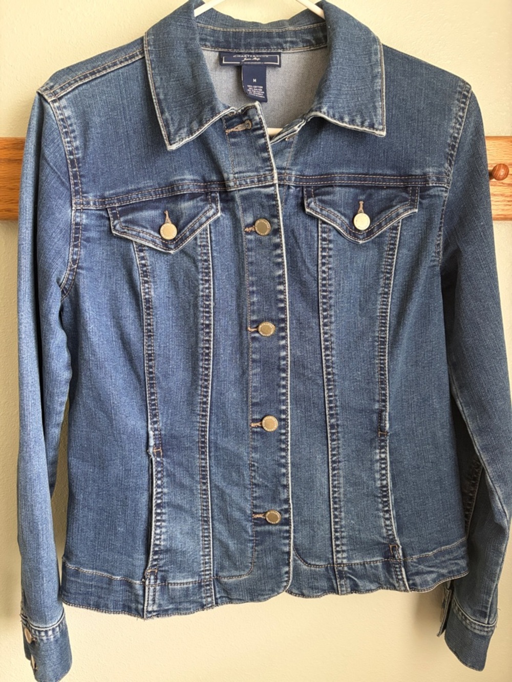 Classic Blue Denim Jacket - Charter Club Jean shop  Women